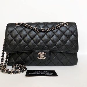 ❌SOLD❌ Chanel Caviar M/L Classic Flap Bag